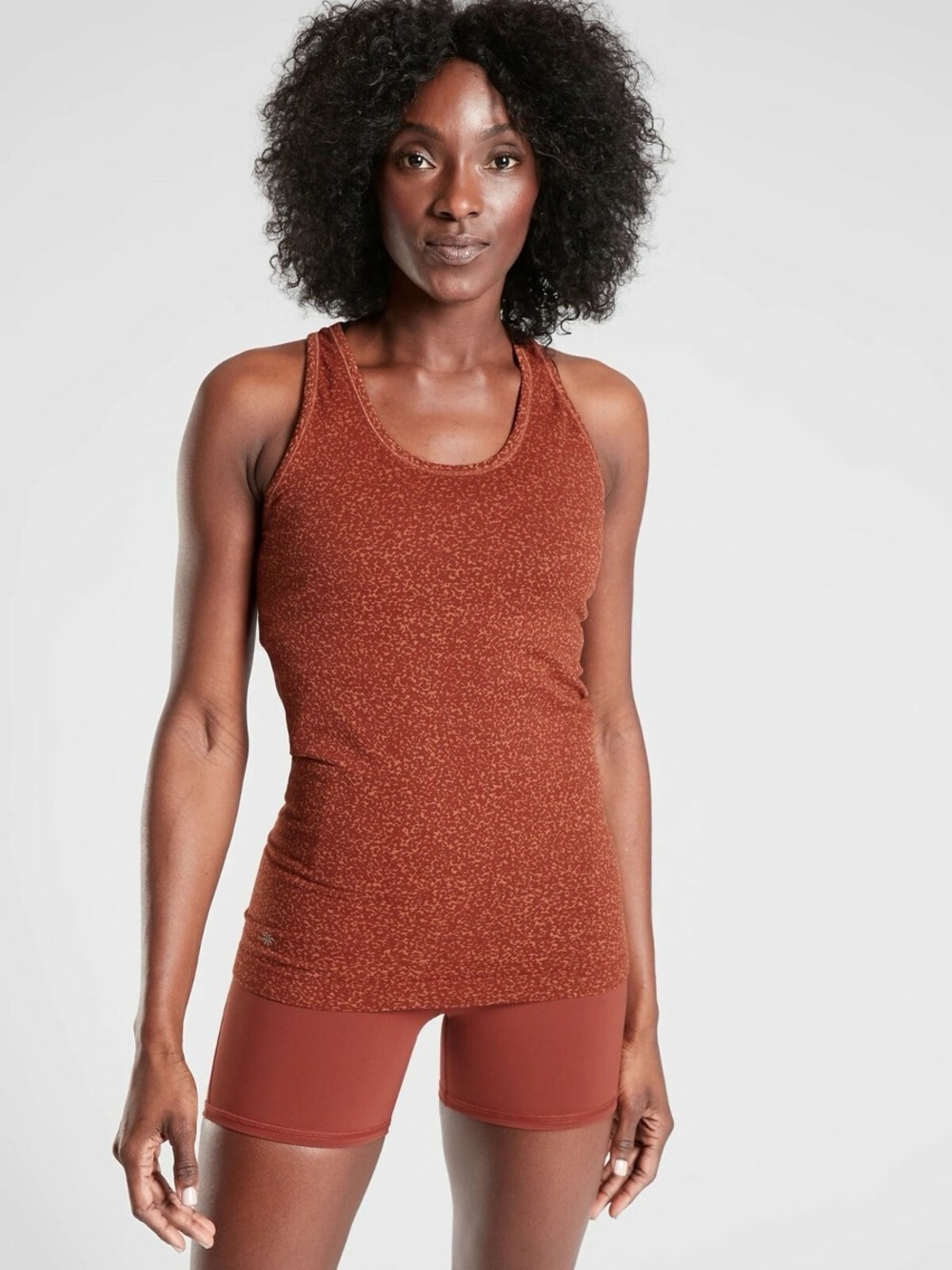 Athleta Speedlight Gravel Tank Etruscan Red Racerback Size M